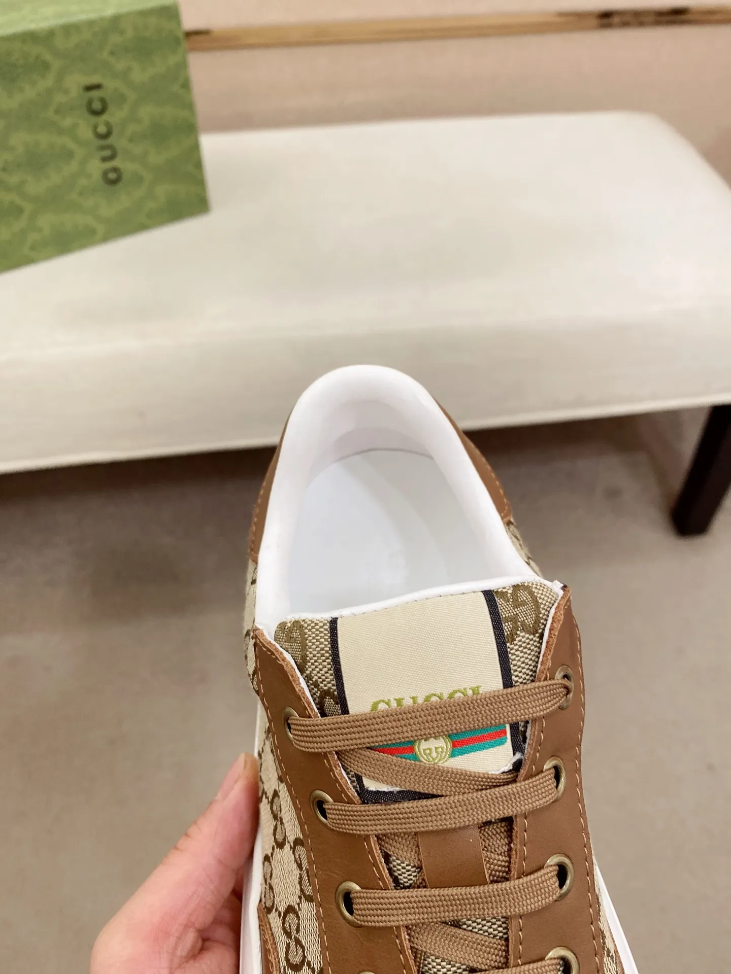 Men's clothing and shoes💰 440💰🇮🇹🇮🇹GUCCI🔍🔍New models are on sale at the same time at counters, uppers🇮🇹 Italian imported first-layer cowhide, fully imported sheepskin lining💪💪, completely 1⃣️ to 1 ⃣️Re-engraved🇮🇹💪💪, ⚠Sole: The original sole is specially provided by the original factory, the exclusive movable molded sole is super comfortable, ⚠The original factory follows the order, 🔍🔍high quality, you can enter and exit the counter at will, welcome to compare⚠. Code number:38-44